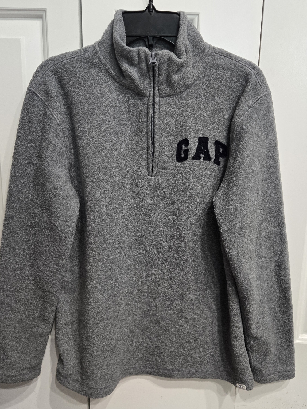 GAP Gray Half-Zip Fleece Pullover for Kids